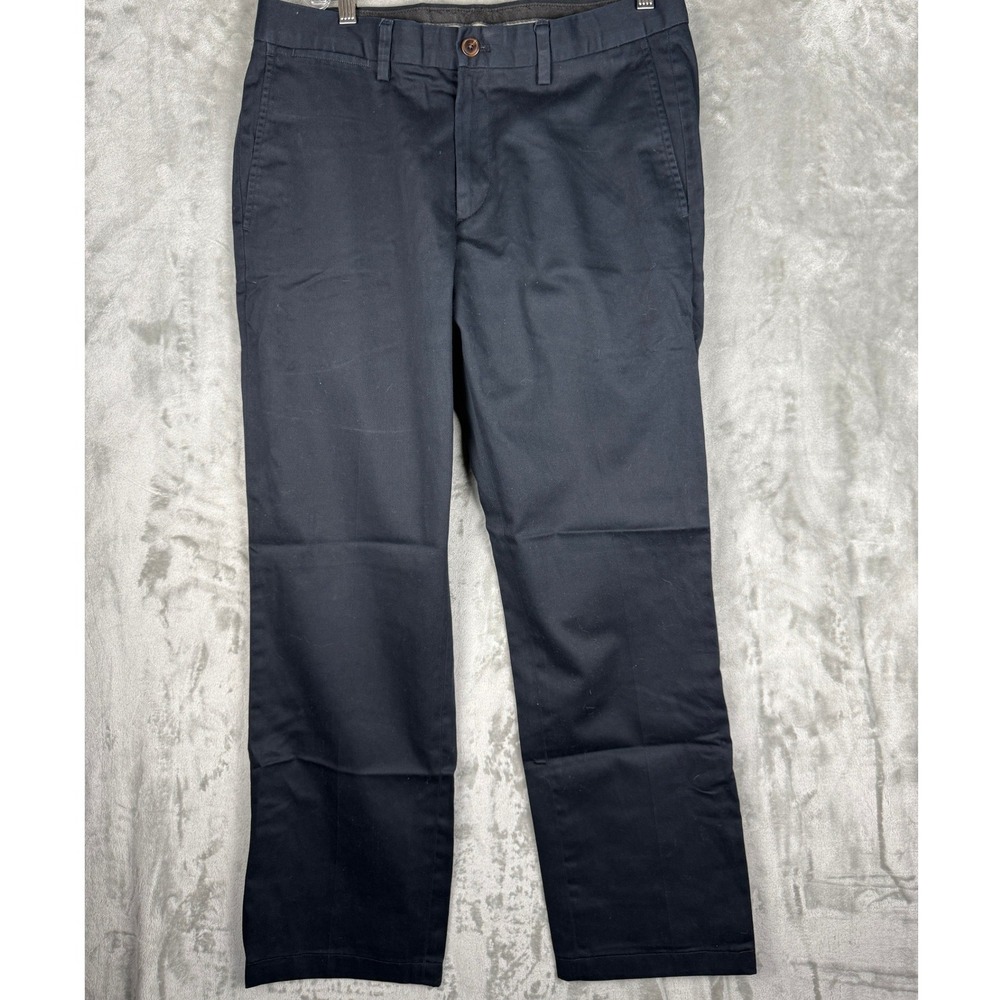 Eddie‎ Bauer Mens Classic Fit Wrinkle Resistant Chinos Pants Size 34x34 Black